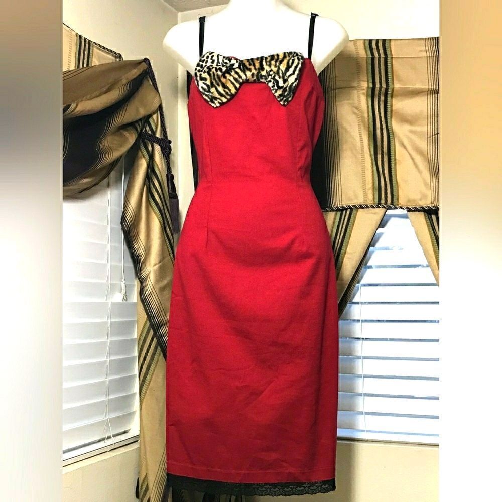 Retro Style Red and Black Dress by Lucky 13
